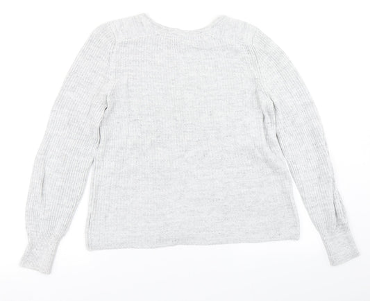 Womens UK Size 12 NEXT Grey Pullover Jumper