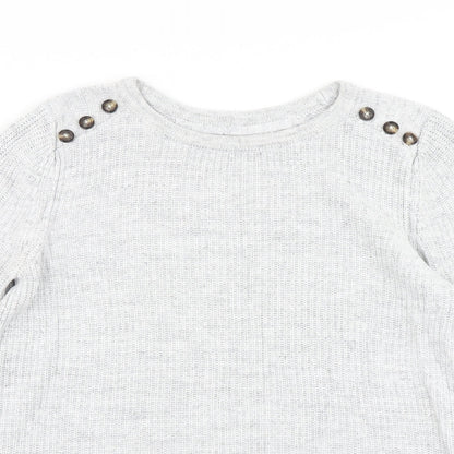 Womens UK Size 12 NEXT Grey Pullover Jumper