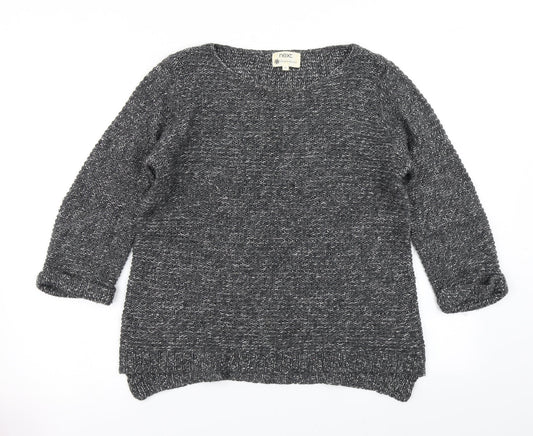 Womens UK Size 10 NEXT Grey Pullover Jumper