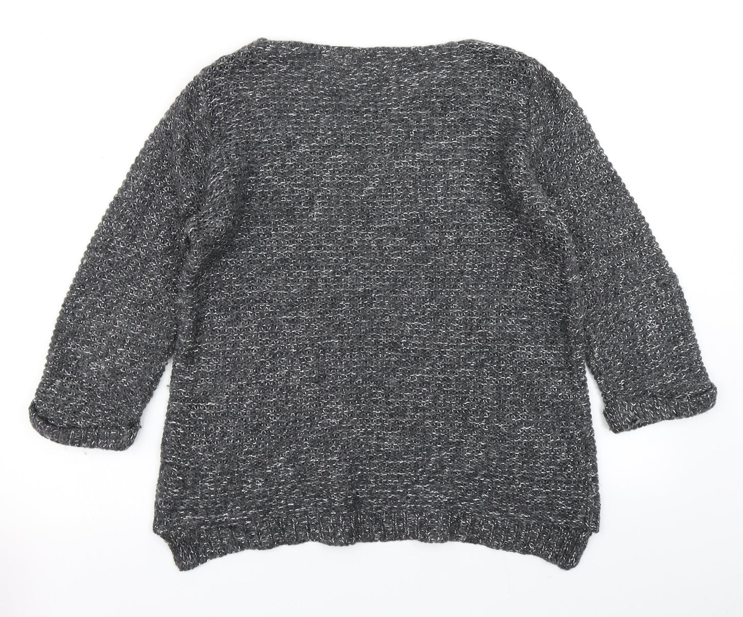 Womens UK Size 10 NEXT Grey Pullover Jumper