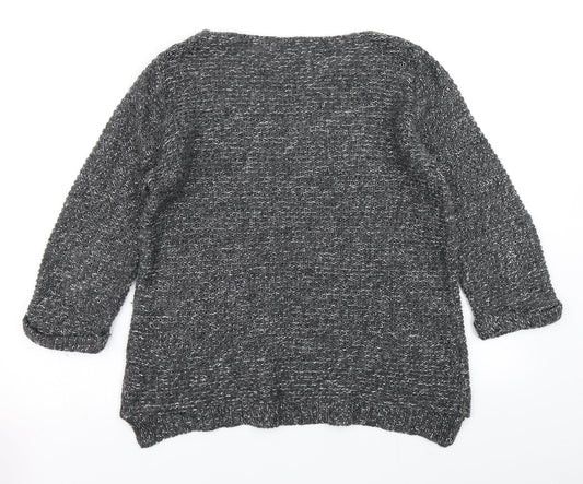 Womens UK Size 10 NEXT Grey Pullover Jumper