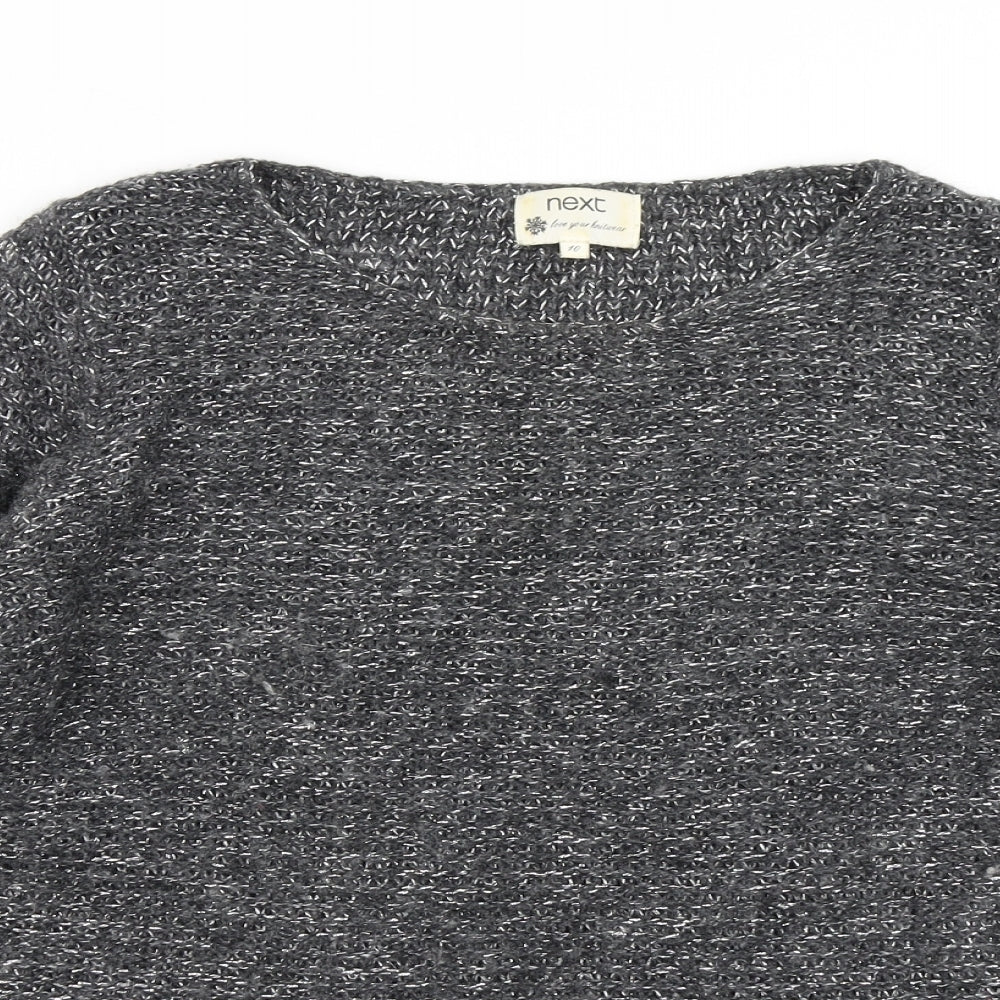 Womens UK Size 10 NEXT Grey Pullover Jumper