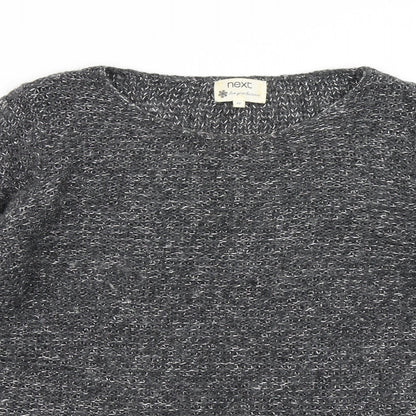 Womens UK Size 10 NEXT Grey Pullover Jumper
