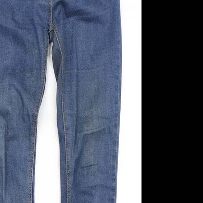 Diamonds & Divas Womens Blue  Denim Skinny Jeans Size 12 L31 in