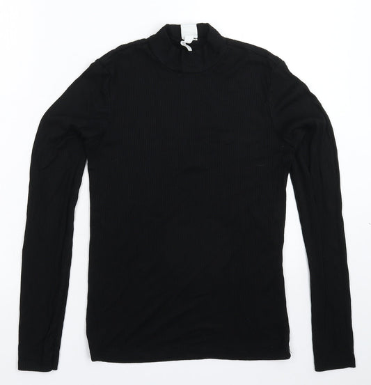 Womens UK Size XS H&M Black Pullover Jumper