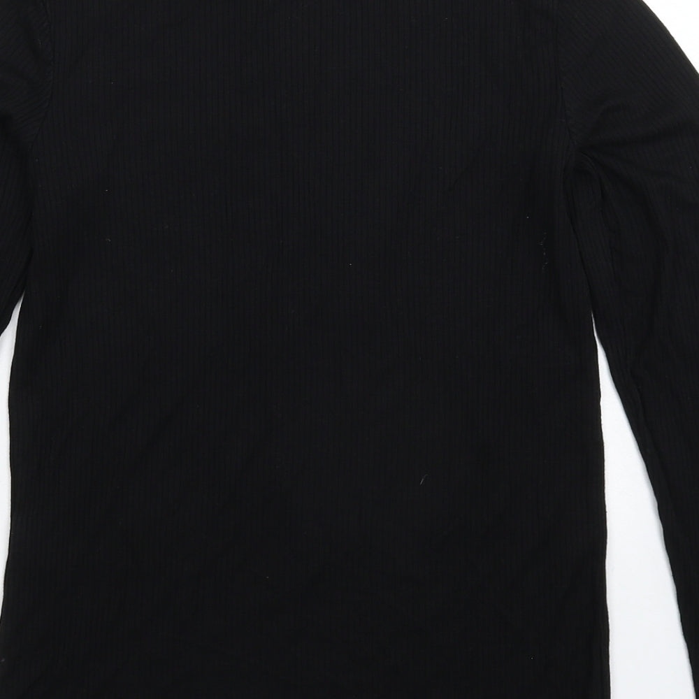 Womens UK Size XS H&M Black Pullover Jumper