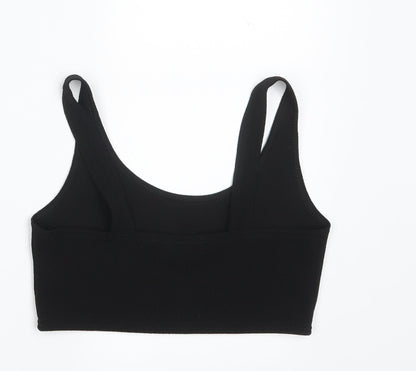 Boohoo Womens Black   Cropped Tank Size 10