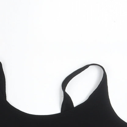 Boohoo Womens Black   Cropped Tank Size 10