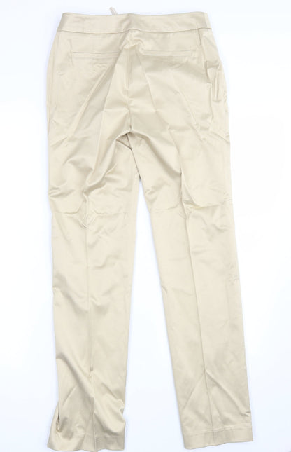 Hein Womens Gold   Dress Pants Trousers Size 28 in L30 in