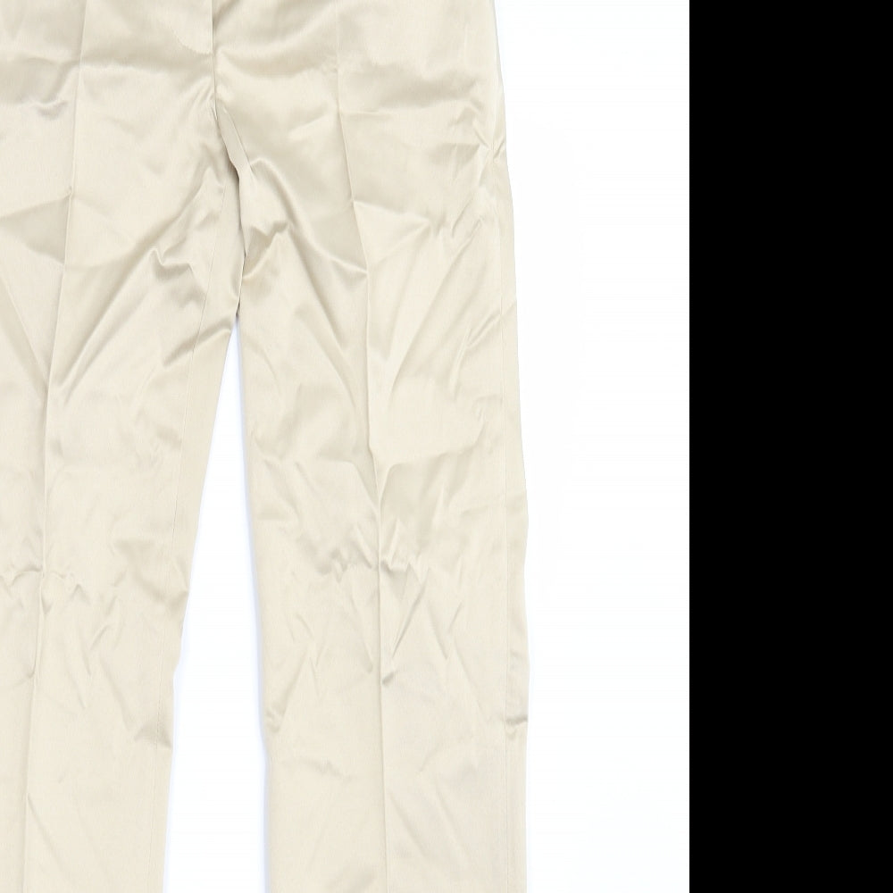 Hein Womens Gold   Dress Pants Trousers Size 28 in L30 in
