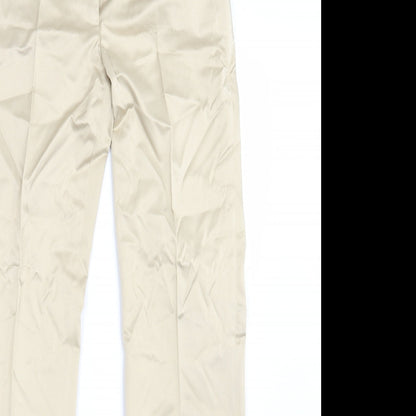 Hein Womens Gold   Dress Pants Trousers Size 28 in L30 in