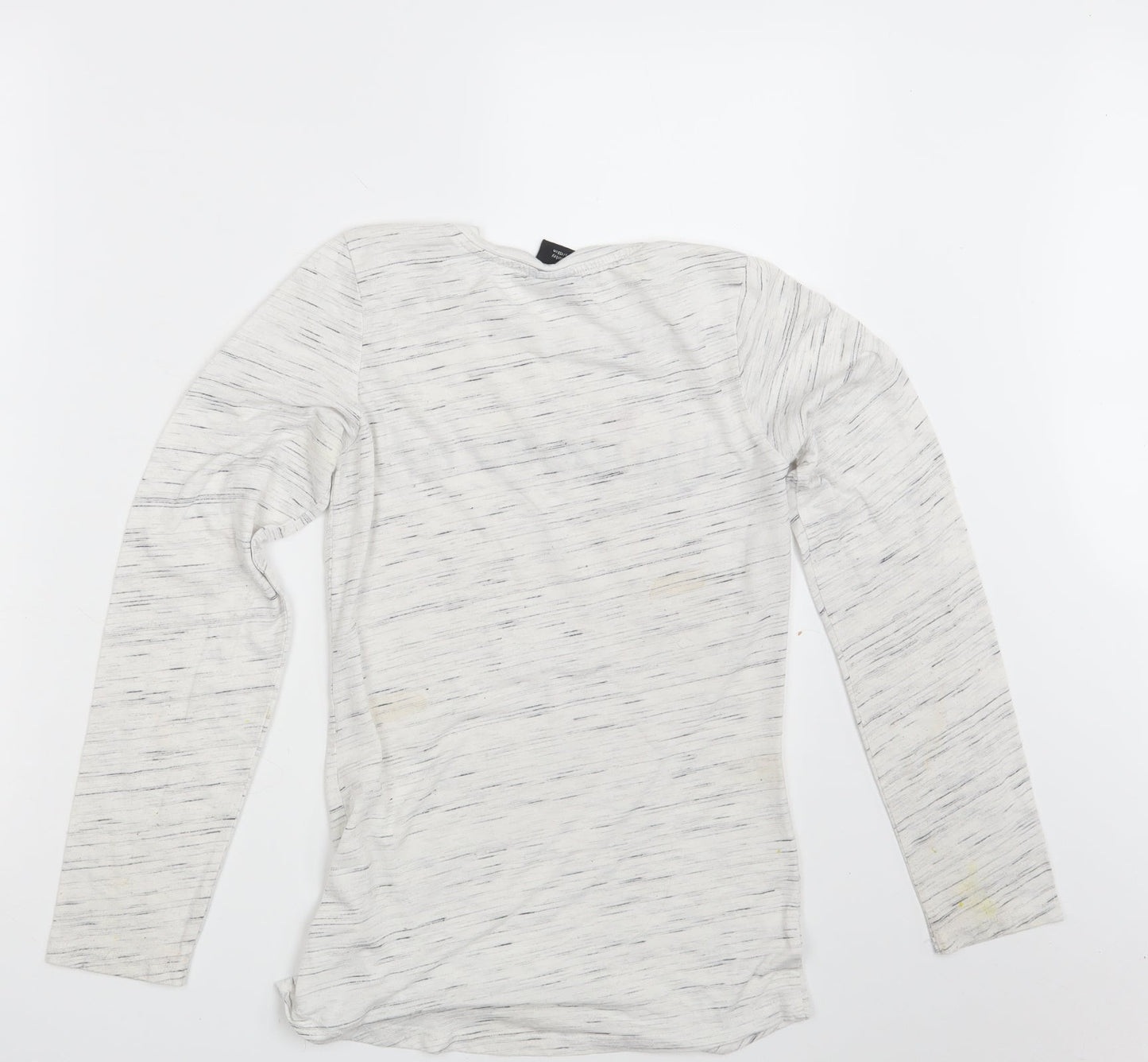 Primark Girls White Spotted  Pullover Sweatshirt Size 12-13 Years  - Unicorn