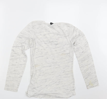 Primark Girls White Spotted  Pullover Sweatshirt Size 12-13 Years  - Unicorn