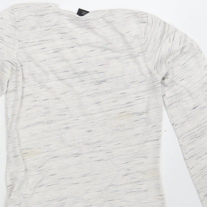 Primark Girls White Spotted  Pullover Sweatshirt Size 12-13 Years  - Unicorn