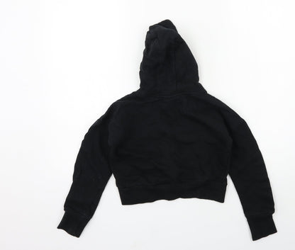 USA Pro Girls Black  Jersey Pullover Hoodie Size 9-10 Years