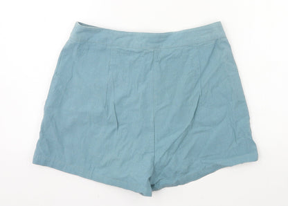 SheIn Womens Blue   Hot Pants Shorts Size S