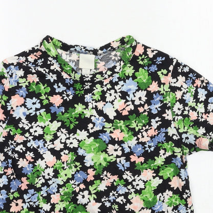 Womens UK Size S H&M Multicoloured Basic T-Shirt