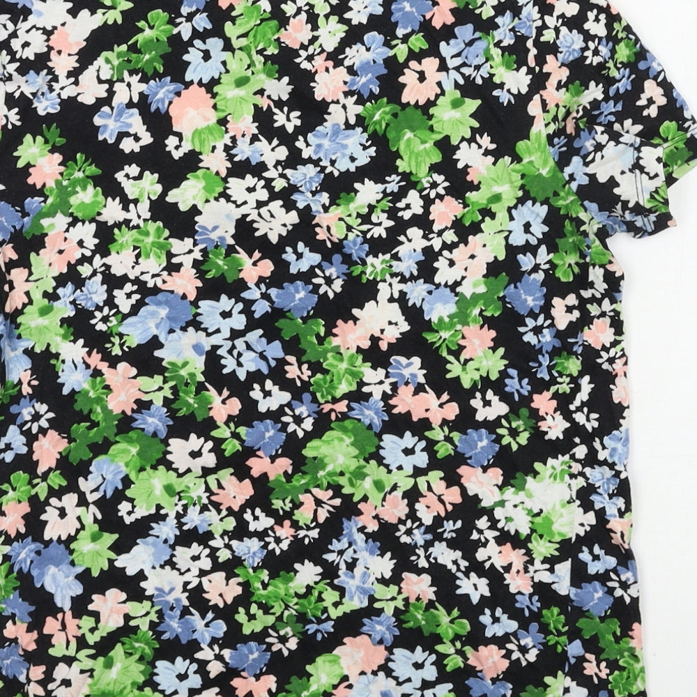 Womens UK Size S H&M Multicoloured Basic T-Shirt