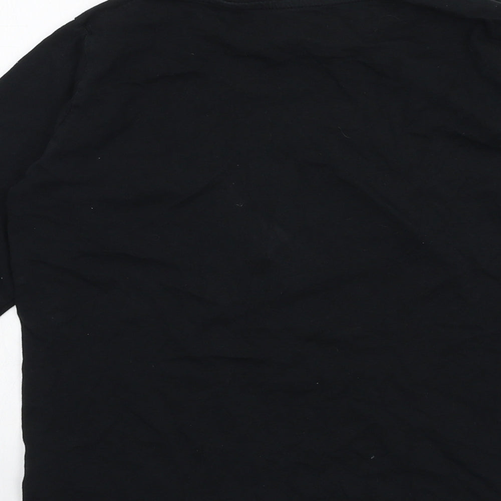 PEP & CO Girls Black  Jersey Top Pyjama Top Size 11-12 Years  - Hulacorn