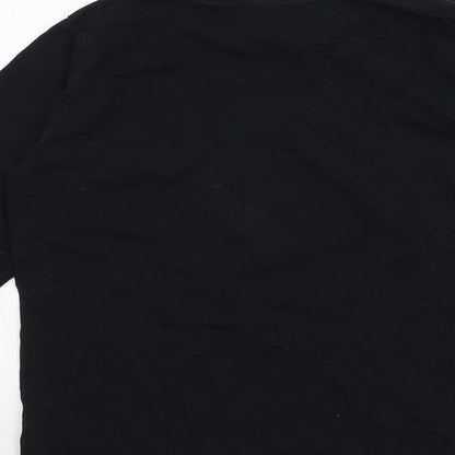 PEP & CO Girls Black  Jersey Top Pyjama Top Size 11-12 Years  - Hulacorn