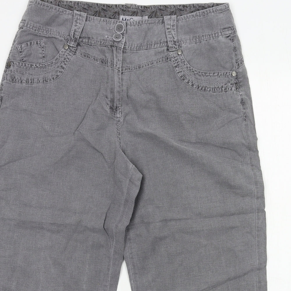 Womens UK Size 14 M&Co Regular Fit  Grey Trousers