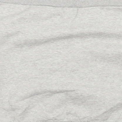 H&M Womens Grey  Jersey Pullover Sweatshirt Size L
