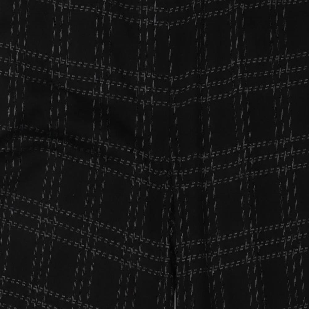 Bonmarché Womens Green Striped Jersey Trousers  Size 16 L25 in