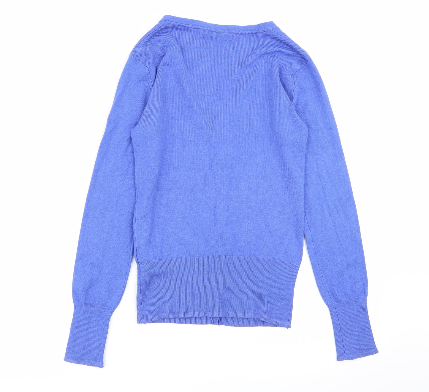 Womens UK Size 10 ESMARA Blue Cardigan Jumper