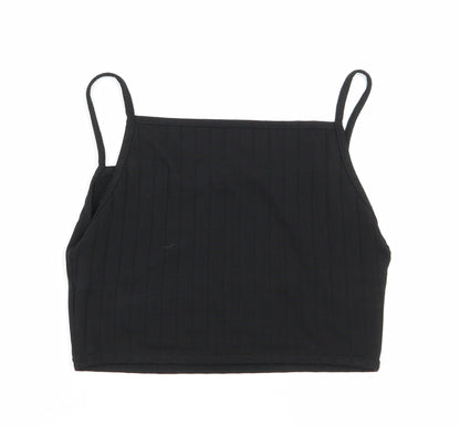 Boohoo Womens Black   Camisole Tank Size 10  - crop top