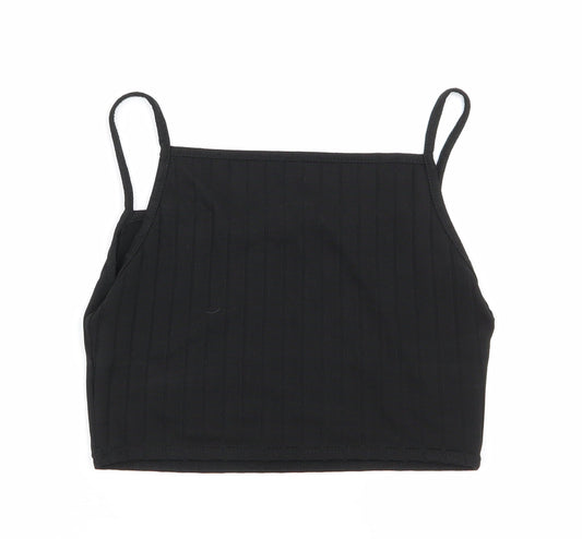 Boohoo Womens Black   Camisole Tank Size 10  - crop top