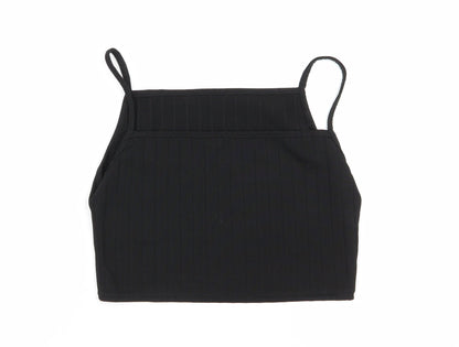 Boohoo Womens Black   Camisole Tank Size 10  - crop top