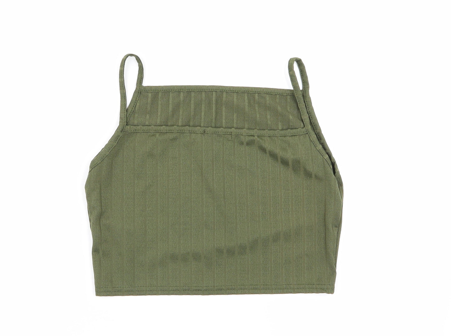 Boohoo Womens Green   Camisole Tank Size 10  - crop top