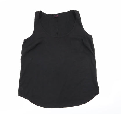 Womens UK Size 12 Simply Be Black Basic Blouse