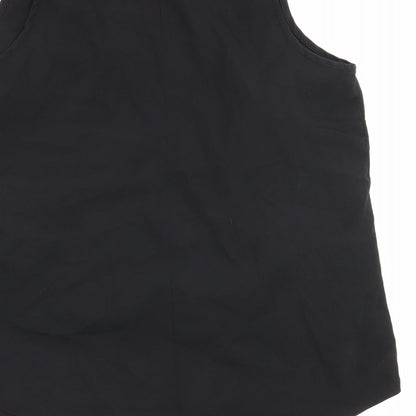 Womens UK Size 12 Simply Be Black Basic Blouse