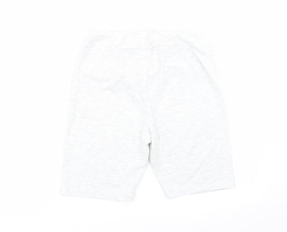 MICKEY AND FRIENDS Womens Grey   Cut-Off Shorts Size 12 - Stretch waistband
