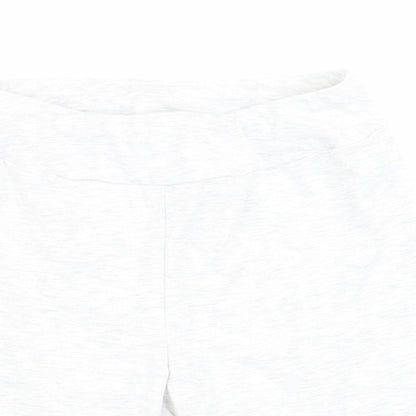MICKEY AND FRIENDS Womens Grey   Cut-Off Shorts Size 12 - Stretch waistband
