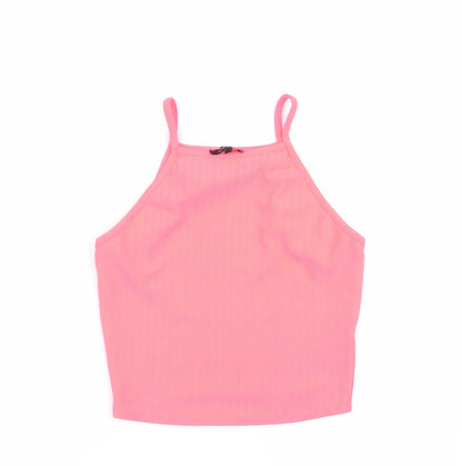Womens UK Size 12 New Look Orange Camisole Tank