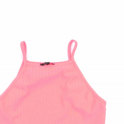 Womens UK Size 12 New Look Orange Camisole Tank