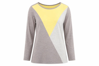 Front view of David Emanuel women’s multicoloured geometric jumper, size S