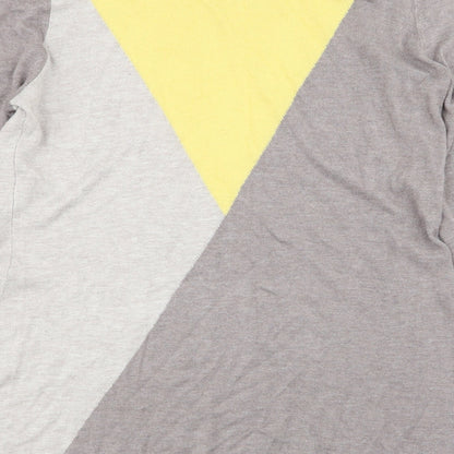 David Emanuel Womens Multicoloured Geometric  Pullover Jumper Size S