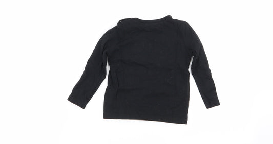 F&F Boys Black   Basic T-Shirt Size 9-12 Months