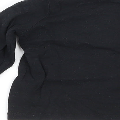 F&F Boys Black   Basic T-Shirt Size 9-12 Months