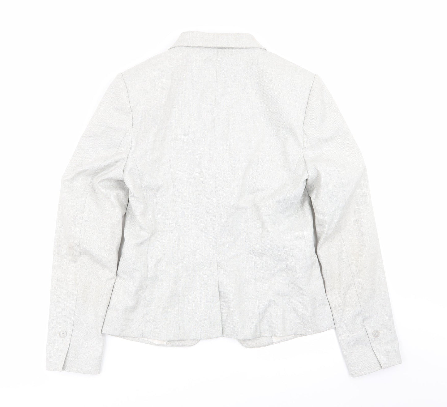 H&M Womens Grey   Jacket Blazer Size 10
