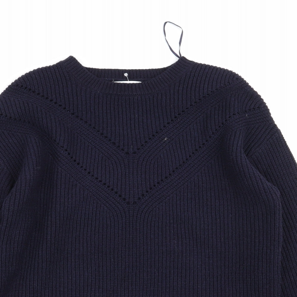 Papaya Womens Blue   Pullover Jumper Size S