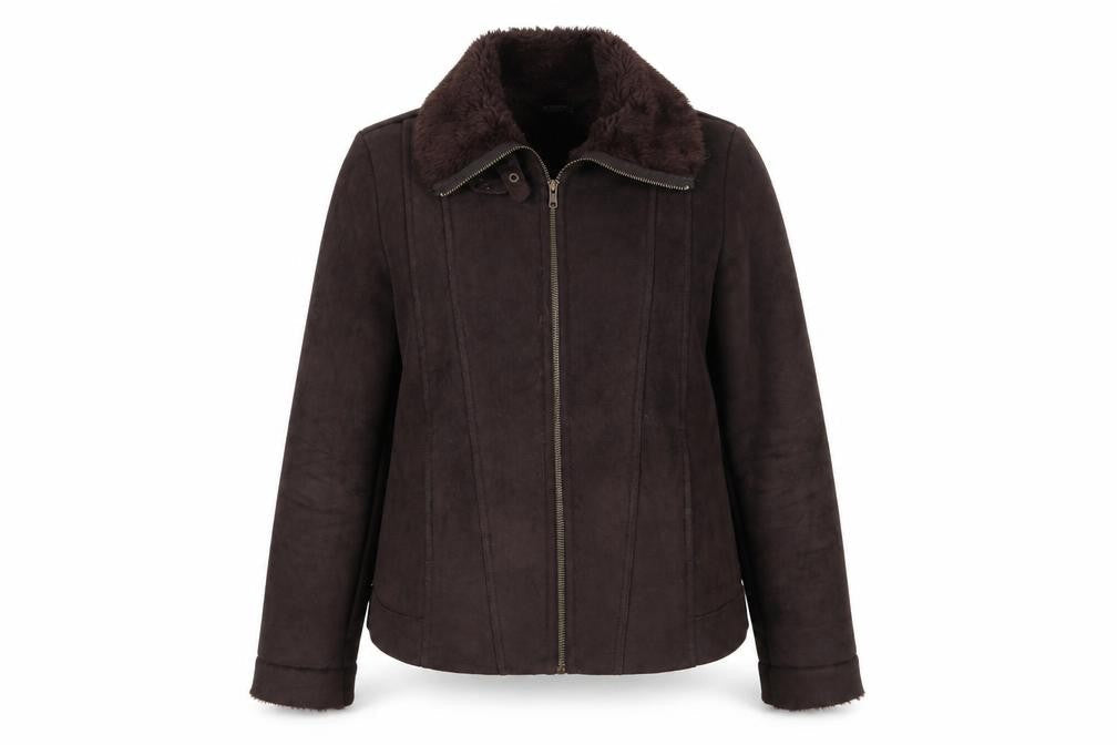 Womens UK Size 16 BM Brown Jacket