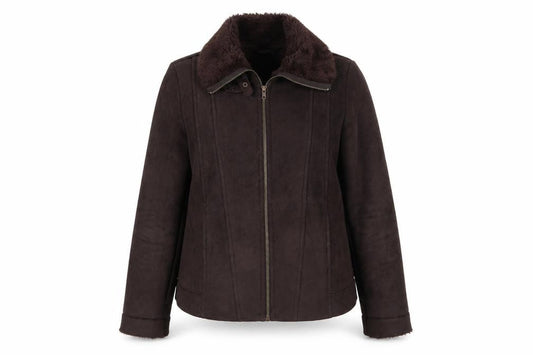 Womens UK Size 16 BM Brown Jacket