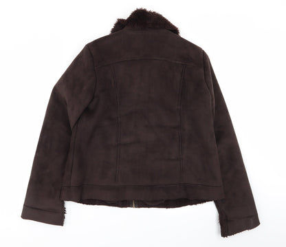 Womens UK Size 16 BM Brown Jacket