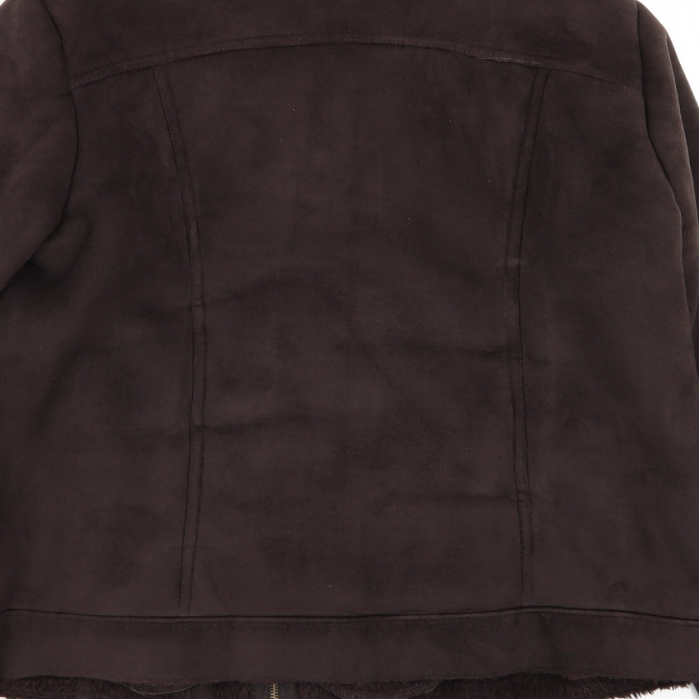 Womens UK Size 16 BM Brown Jacket