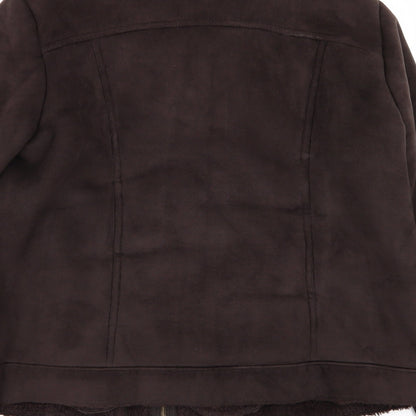 Womens UK Size 16 BM Brown Jacket