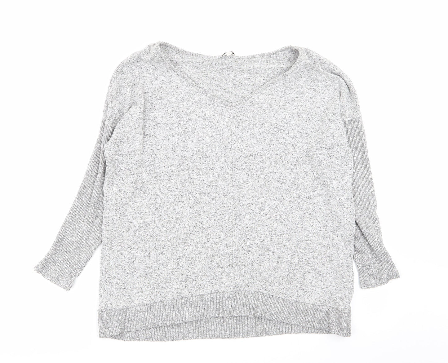 Womens UK Size S River Island Grey Pullover Jumper